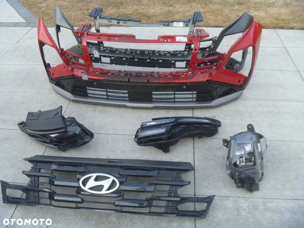 HYUNDAI TUCSON IV 2020- LEWY NAROŻNIK ZDERZAKA TYLNY ZDERZAK TYŁ 86656N7000 - 9