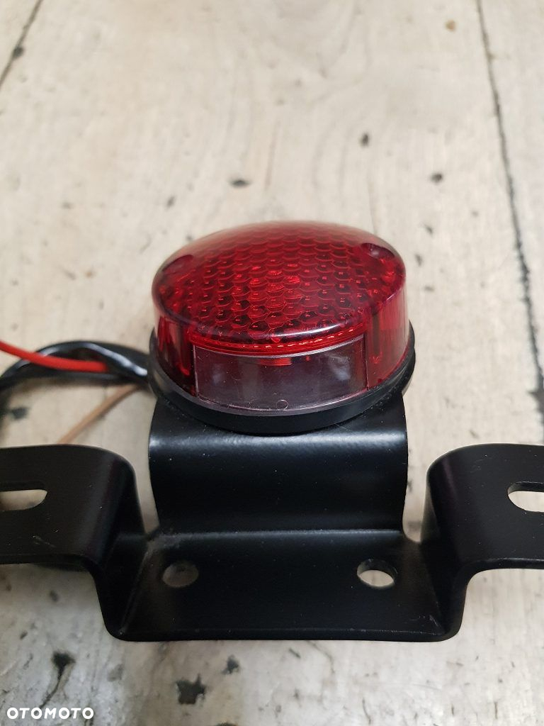 Lampa tył uchwyt tablicy Harley Cafe Racer Bobber Chopper Drag - 6