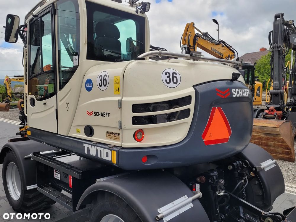 Schaeff Terex TW110 / ROTOTILT ze szczypcami / przebieg 3700h / bogate wyposażenie / - 11