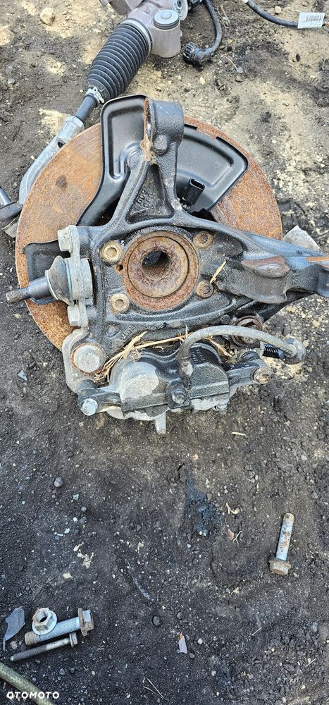 Zwrotnica przednia przód piasta tarcza zacisk Vw Crafter II Man Tge 2.0 TDI bliźniak - 4