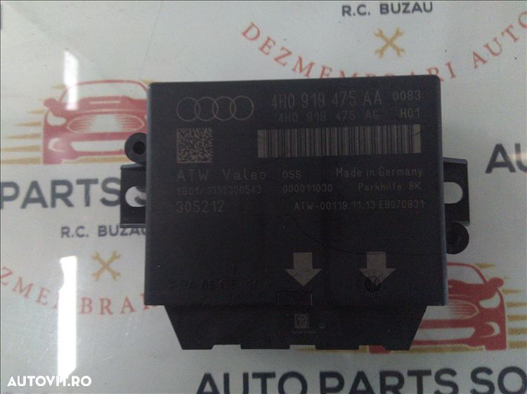calculator senzori parcare audi a6 3.0 tdi an fabr. 2013 - 1