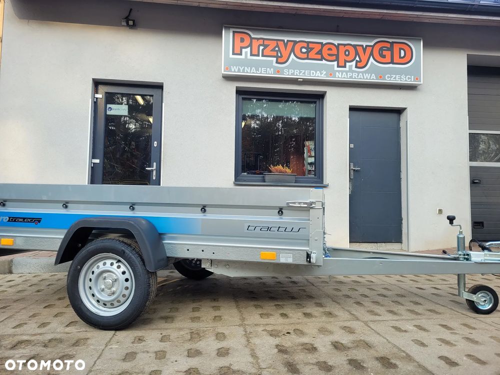 Faro Przyczepa TRACTUS 263x125 resor, uchylna, burty, MOCNA 750kg, DUŻY WYBÓR - 12