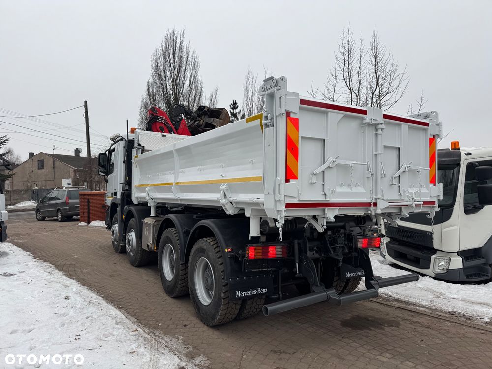 Mercedes-Benz ACTROS 4141 / 8X4 / Wywrotka/ HDS - 6
