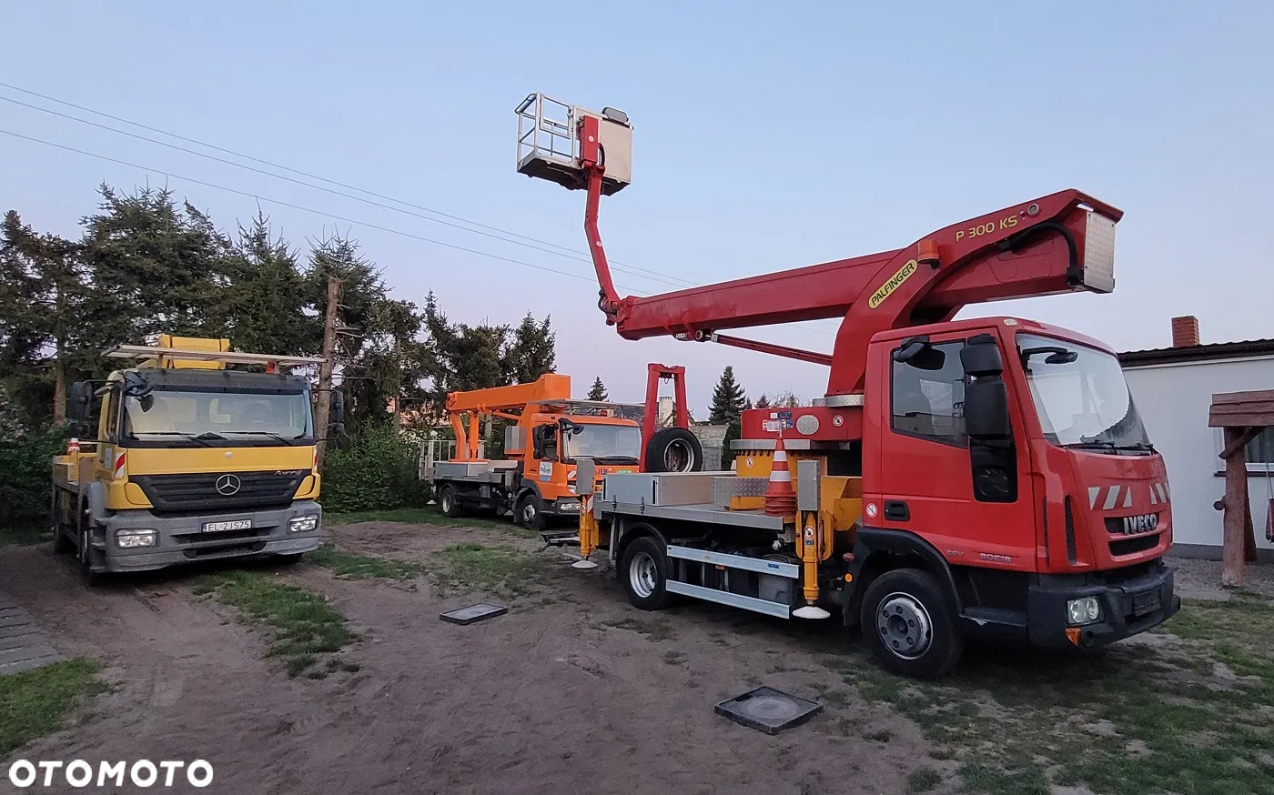 Iveco podnośnik koszowy 30 m Palfinger P300 KS Wumag WT zwyżka Ruthmann Bison TKA - 14