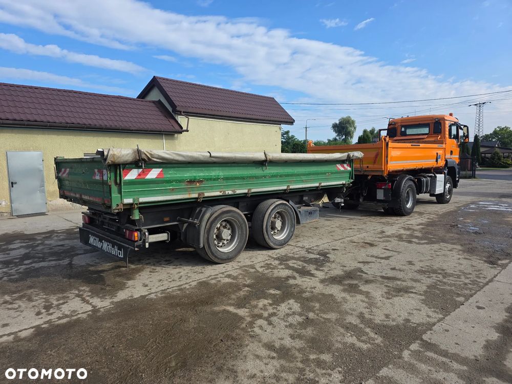 MAN TGS 18-320 4x4 Pelne Blokady z Możliwość z Przyczepa Tandem Wywrotka Niskopodwoziowa 18000 kg - 6