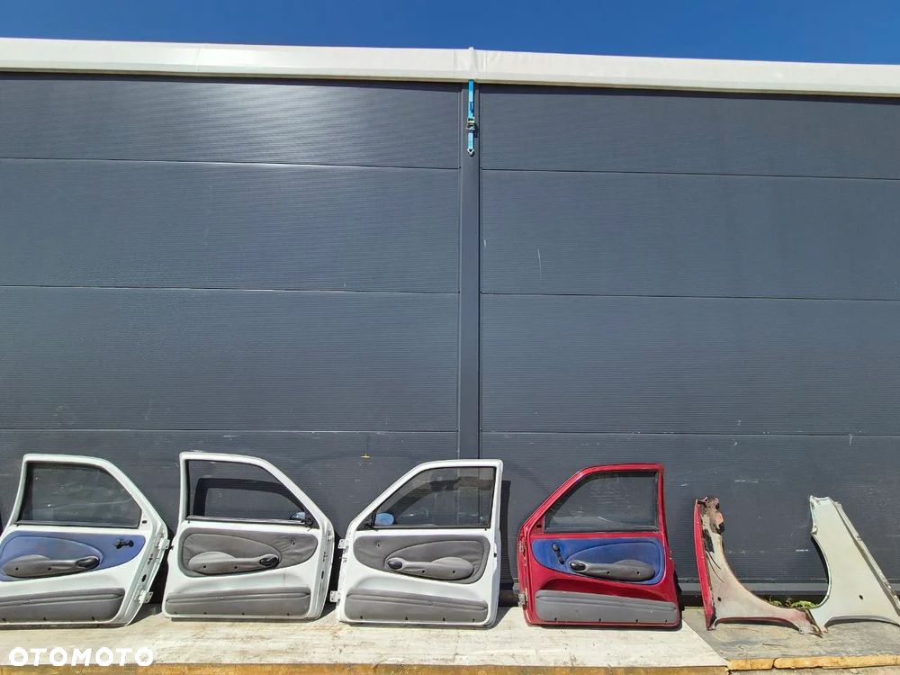 KAROSERIA DRZWI FIAT SEICENTO ROSSO BAROCCO 124B - 2