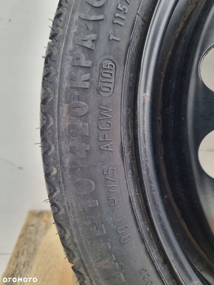 KOŁO DOJAZDOWE Opel Insignia A _ dojazdówka 125/70 R17 5x120 17X4.00B IS41 - 6