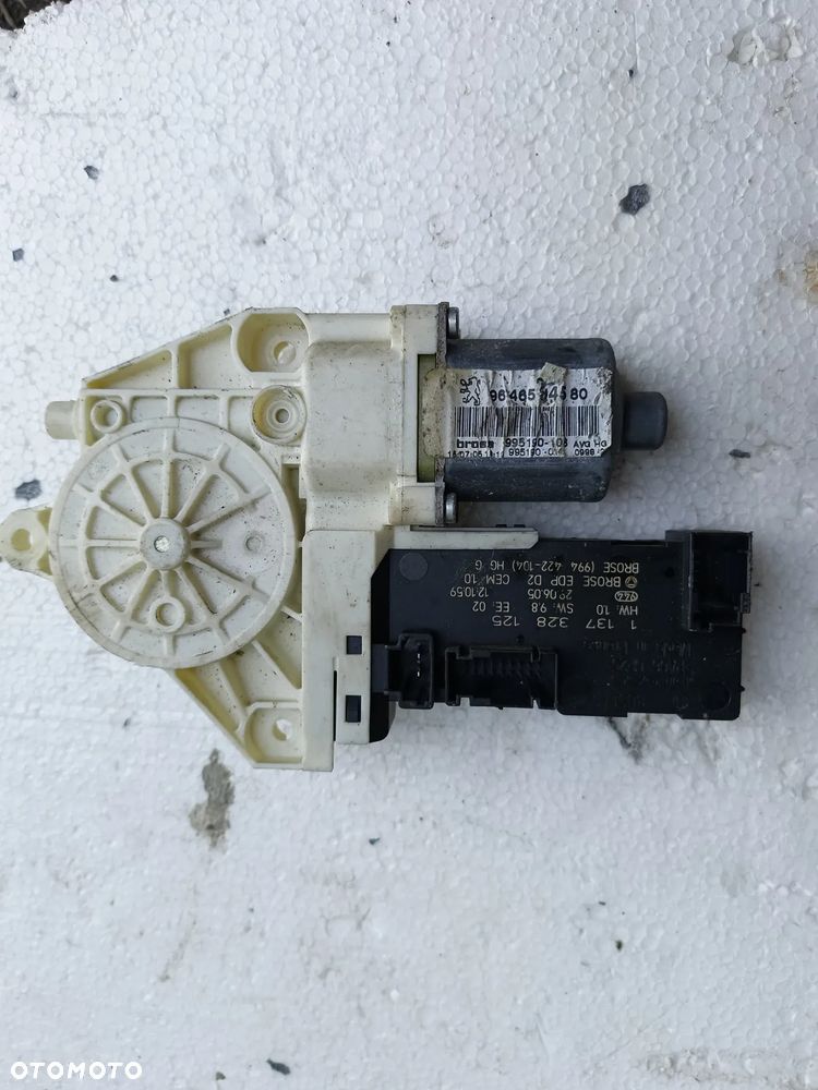 SILNICZEK SZYBY PEUGEOT 407 LEWY PRZÓD - 1