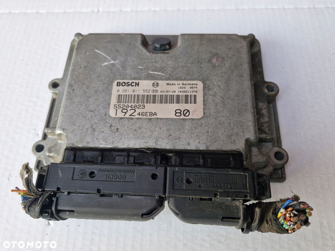 0281011552 Komputer Silnika Fiat Stilo 1,9 JTD 55204023 - 1