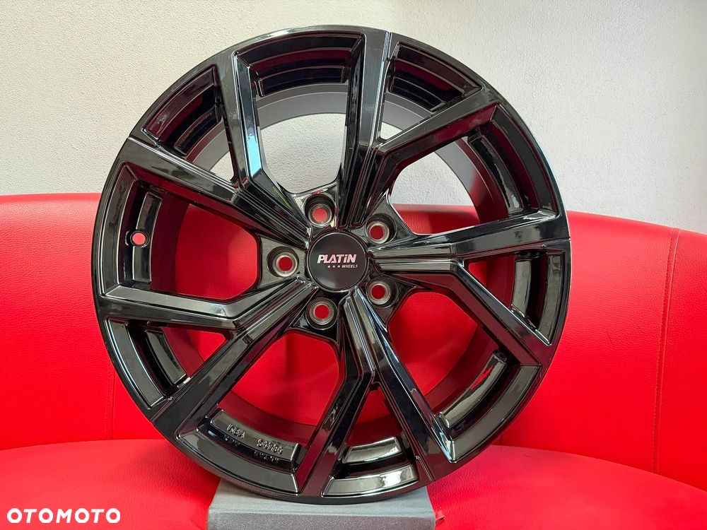 Felgi aluminiowe PLATIN P115 5x112r17 et40 CZARNE AUDI VW SKODA MERCEDES BMW nowe!!!! - 1