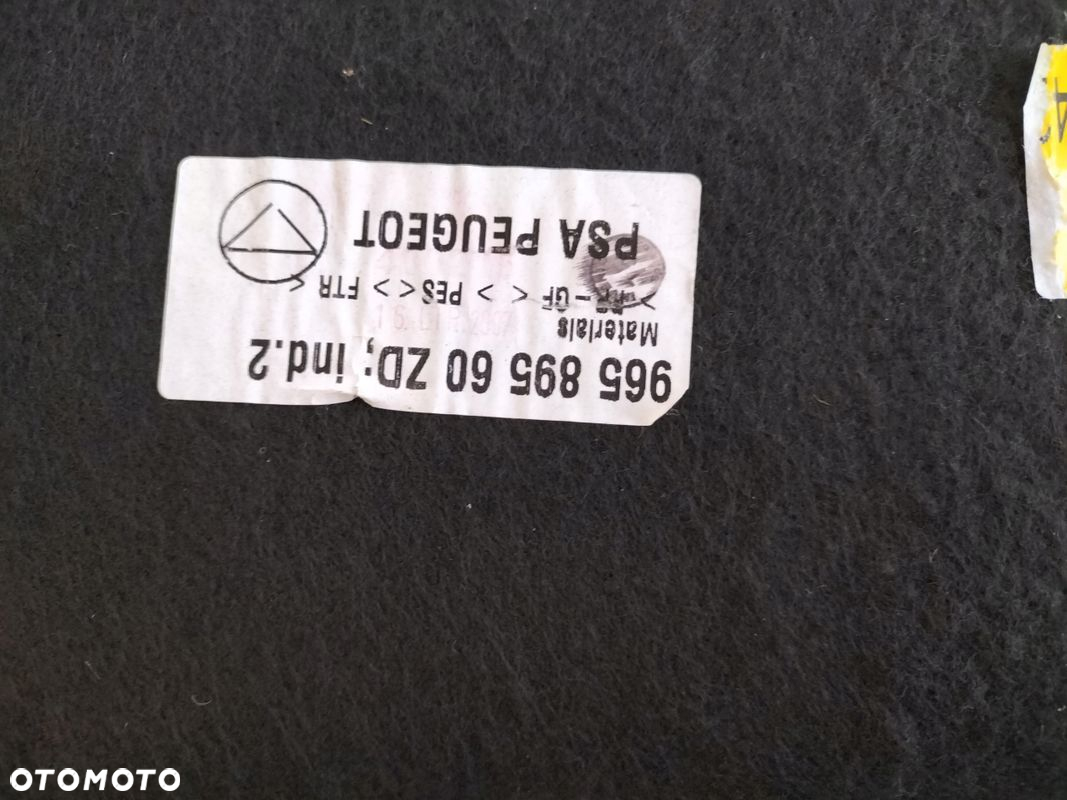 PÓŁKA BAGAŻNIKA PEUGEOT 207 SW 96589560ZD - 6
