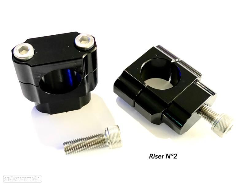 Riser Mesa guiador 22 ou 28 mm (suporte tipo castelo) fat bar adptador moto fatbar - 2