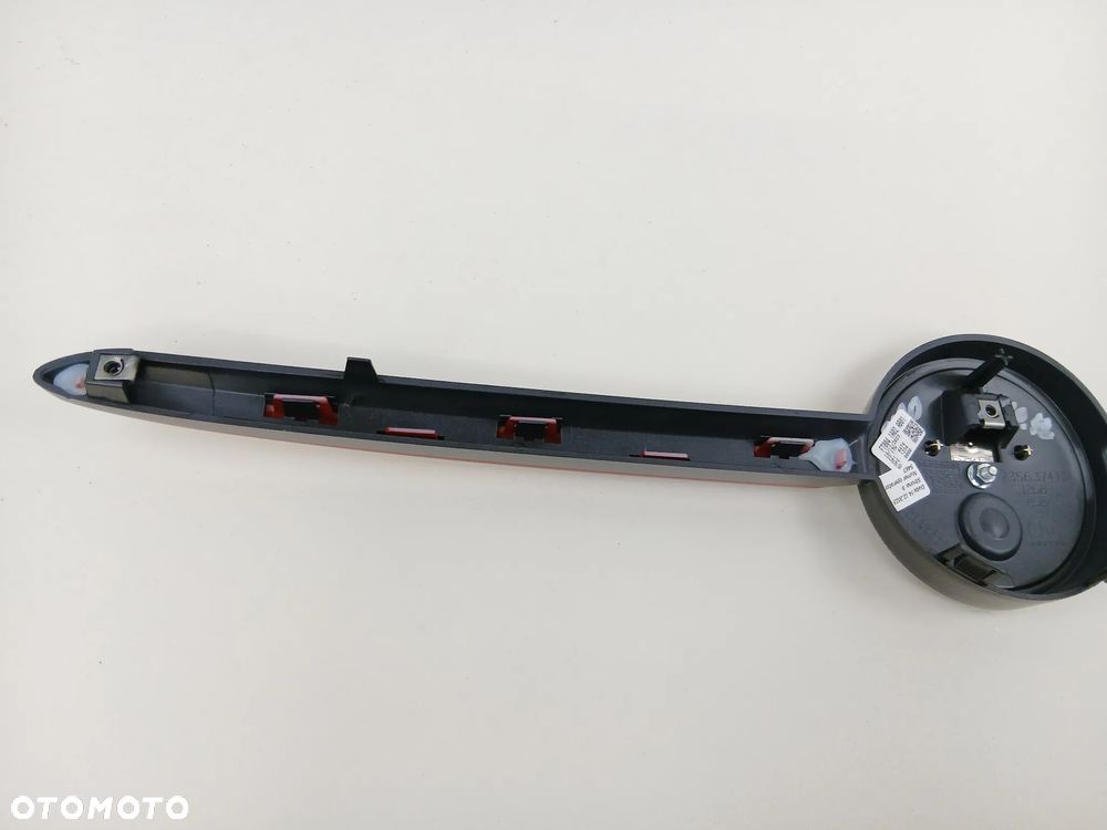 Grill atrapa logo emblemat Fiat 500 RED - 4