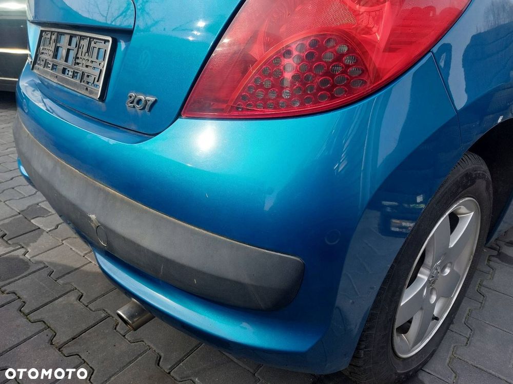 KOMPLETNY TYŁ PEUGEOT 207 I LIFT KMUD KLAPA BAGAŻNIKA ZDERZAK TYŁ LAMPY - 7