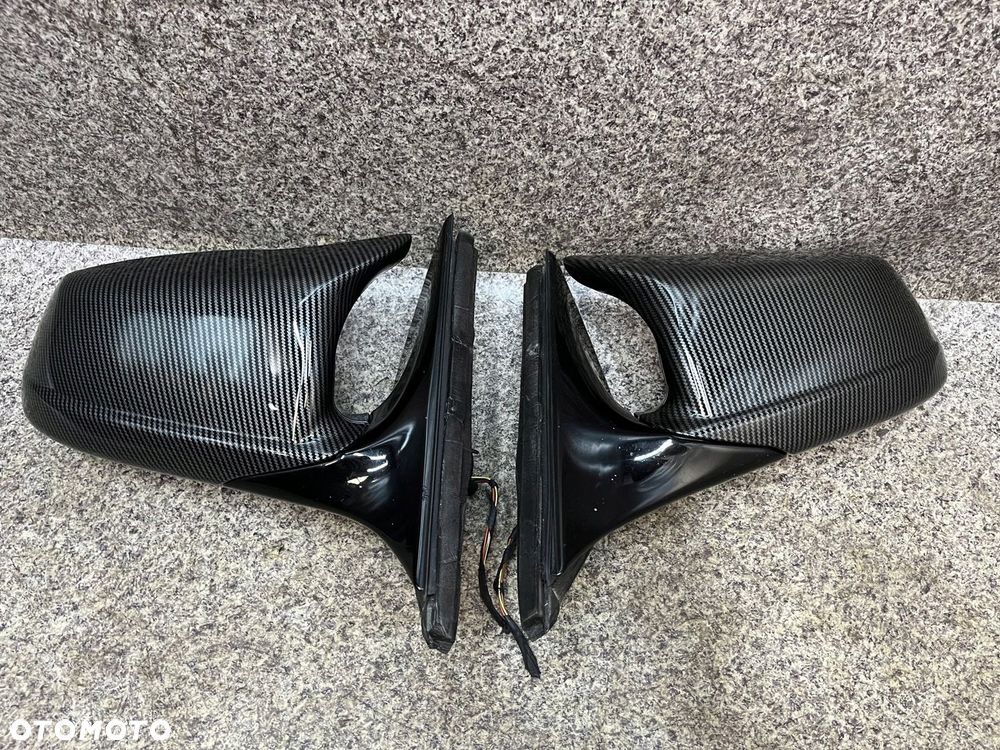 Lusterko prawe lewe nakladka CARBON 3 PIN KOMPLET BMW F11 F10 SKLADANE