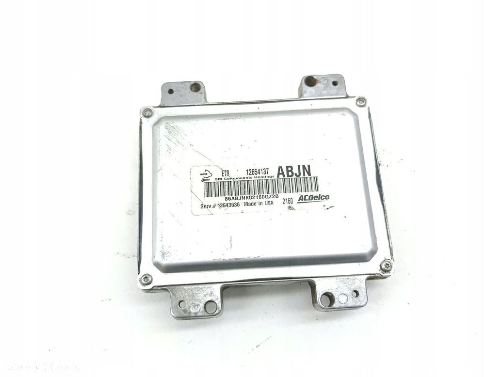 KOMPUTER SILNIKA STEROWNIK OPEL ASTRA J 1.4 T 12654137 - 3