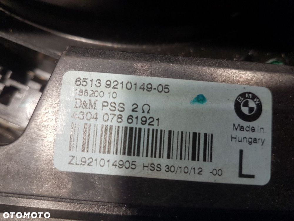 BMW 3 F30 GŁOŚNIK NISKOTONOWY SUBWOOFER LEWY 9210149 - 6