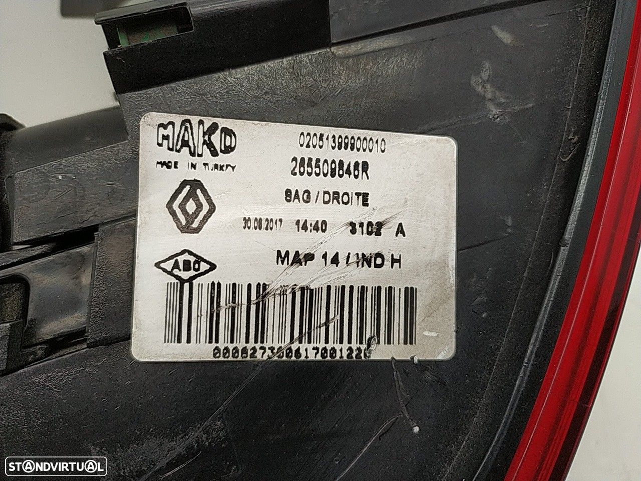 Farolim Tras Direito Painel Stop Renault Clio Iv (Bh_) - 5