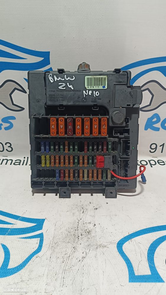 TAMPA CAIXA FUSIVEIS TAMPA PAINEL COMANDO CONTROLO SAM BMW Z4 E85 ROADSTER 518792114 6114837811302 837811302 8378113 61148384629 8384629 E86 COUPE - 4
