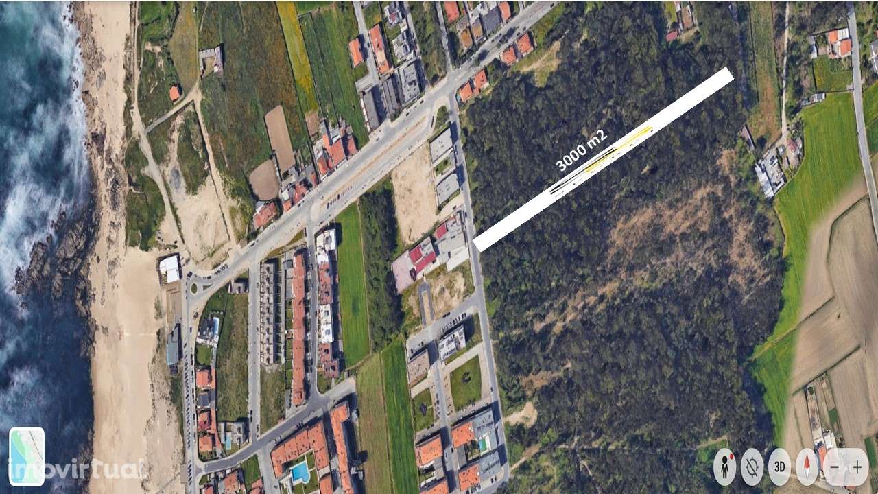Terreno 3.000 m² | 400 m da Praia | Labruge - Grande imagem: 2/4