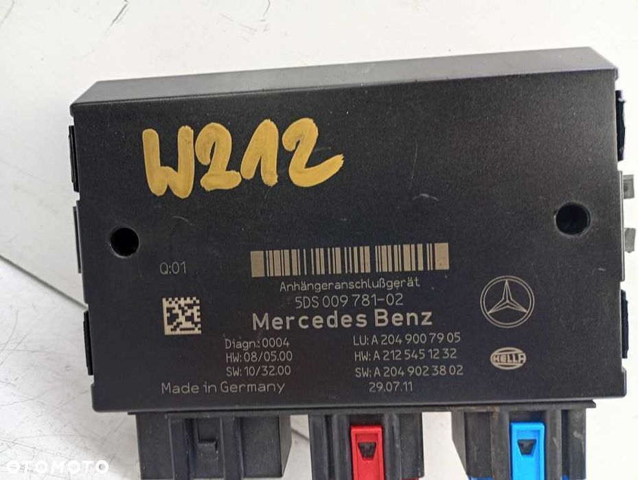 moduł haka holowniczego sterownik mercedes w212 e-klassa 2012r 5DS00978102 - 2