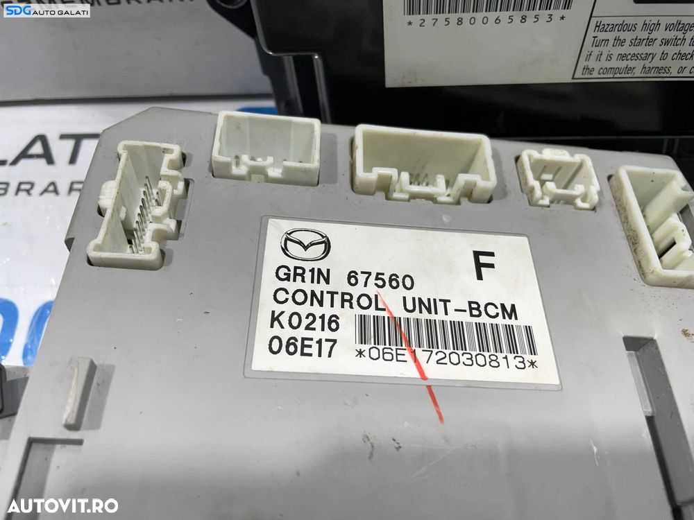 Kit Pornire ECU Calculator Motor RF7J Calculator Confort Contact Cititor Chei Cheie CIP Imobilizator Mazda 6 RF7 2.0 Diesel 2002 - 2008 Cod 275800-6585 67890A 67560GJ6A-66-938A[L4334] [L4335] - 3