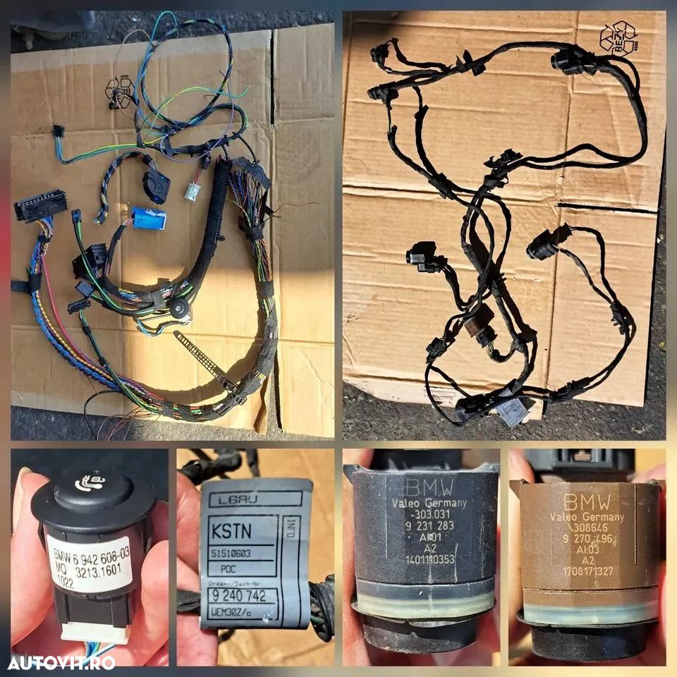 Stop dr sp droser ECU parcare modul AHM calc servotronic oglinda camera surround view tipsuri amplificator difuzor cu incinta tweeter boxe borna plus cablaj pdc bmw - 9