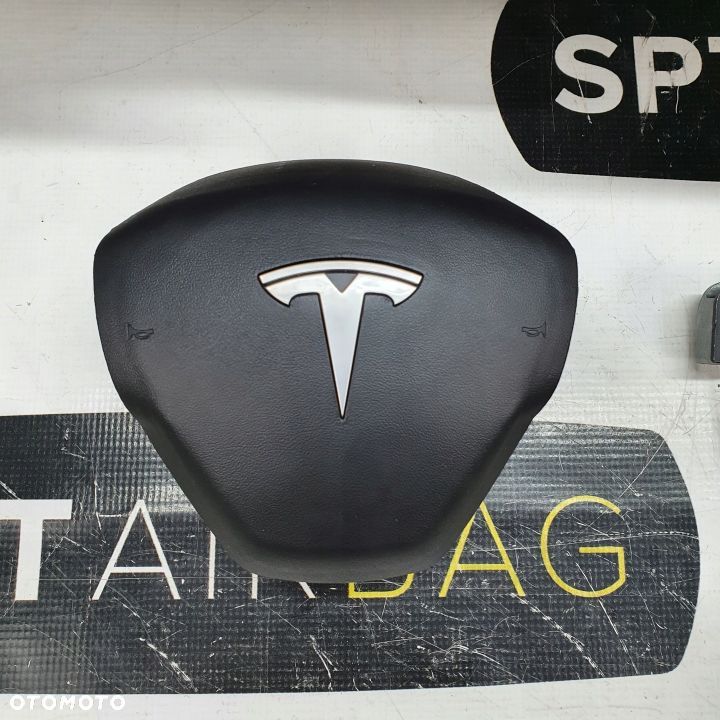 TESLA 3 III DESKA ROZDZIELCZA KONSOLA KOKPIT PULPIT PODUSZKI AIRBAG AIR BAG PASY KIT SET - 5