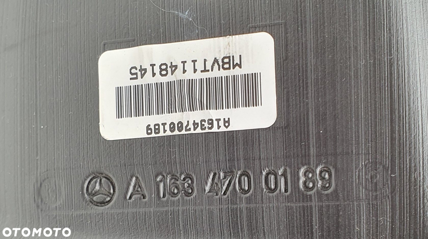 ZBIORNICZEK PŁYNU FAP MERCEDES ML W163 A1634700189 - 2