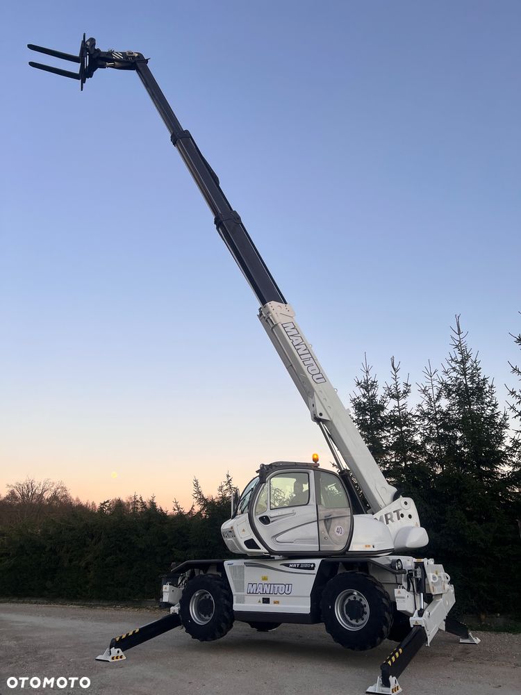 Manitou 2150 Mrt MANITOU ŁADOWARKA TELESKOPOWA Roto  widły kosz PILOT do sterowania  2016/17 1840 2540 2550 kolor od nowości biały Mercedes silnik manitou Roto Mrt 2150 - 19