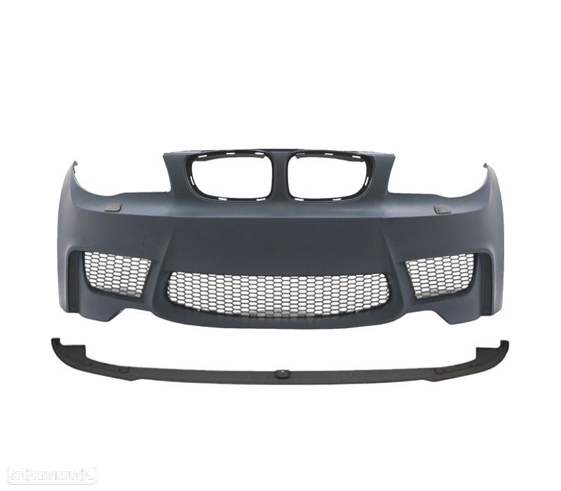 PÁRA-CHOQUES FRONTAL BMW E81 E87 E82 04-13 LOOK 1M SRA + SPOILER LIP FRONTAL - 1
