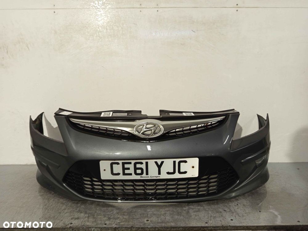 + ZDERZAK PRZÓD PRZEDNI HYUNDAI I30 DRUGI LIFT 2 FL 9A SZARY GRAFITOWY HALOGENY - 1
