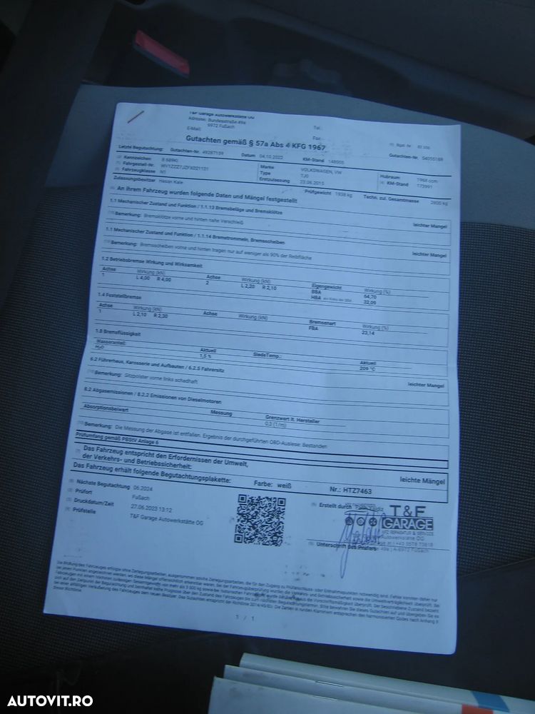 Volkswagen TRANSPORTER T6 , 6 LOC. PLATFORMA MIXTA , AC. - 18