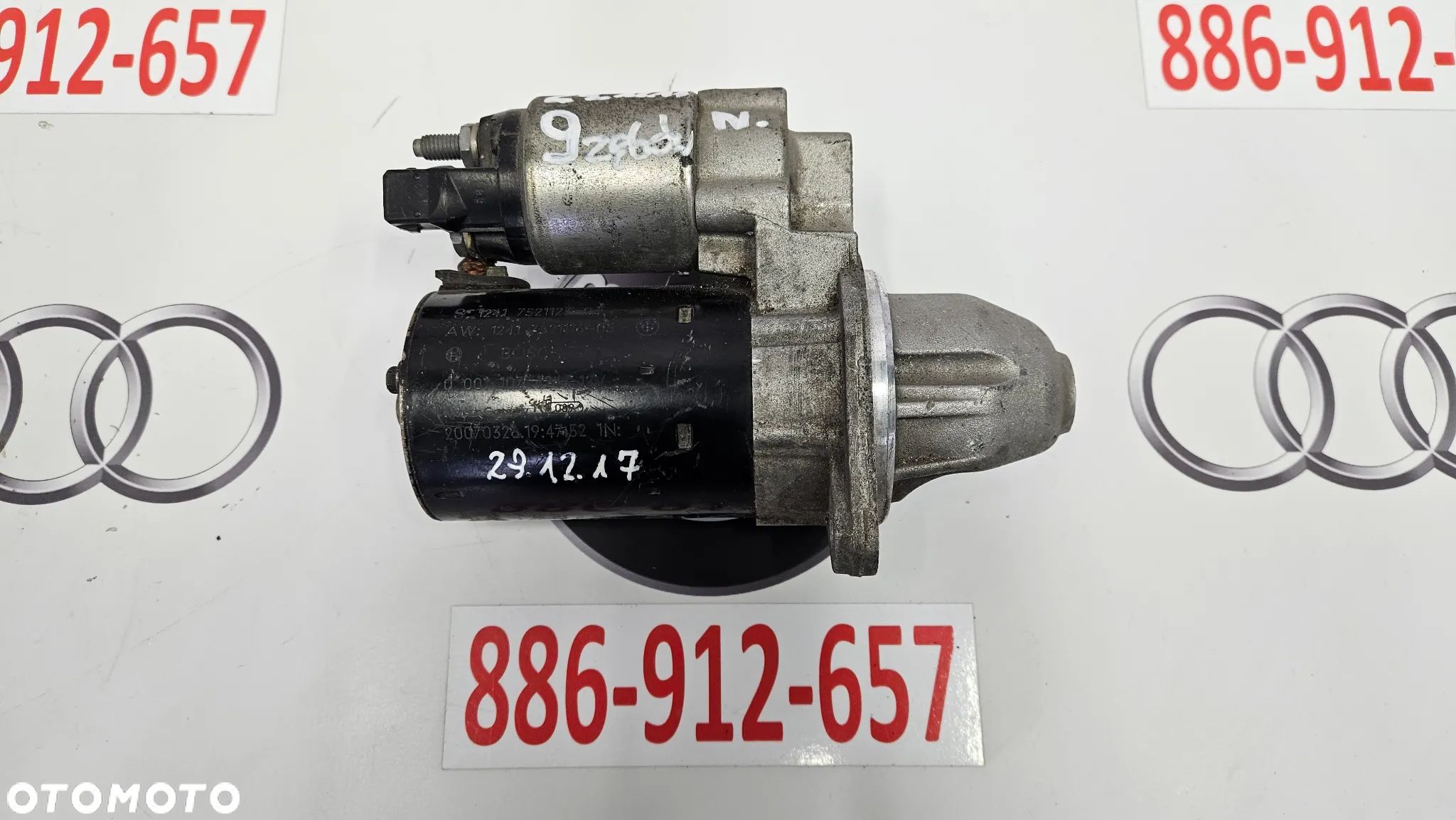 BMW 5 E60 E61 2.5i 3.0i  Rozrusznik 7521123  BOSCH 0001107424 - 1