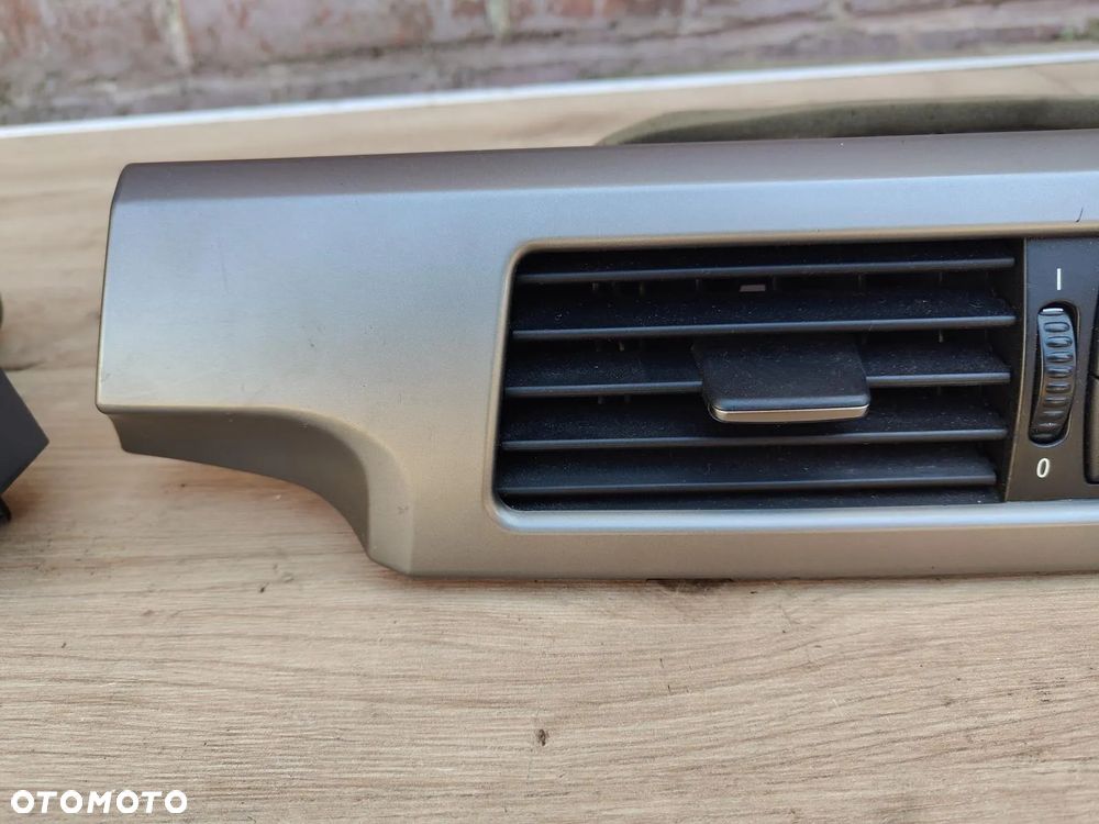 BMW E60 E61 Kratki Nawiewu Listwa W Konsole Dekory Dekor Komplet - 7