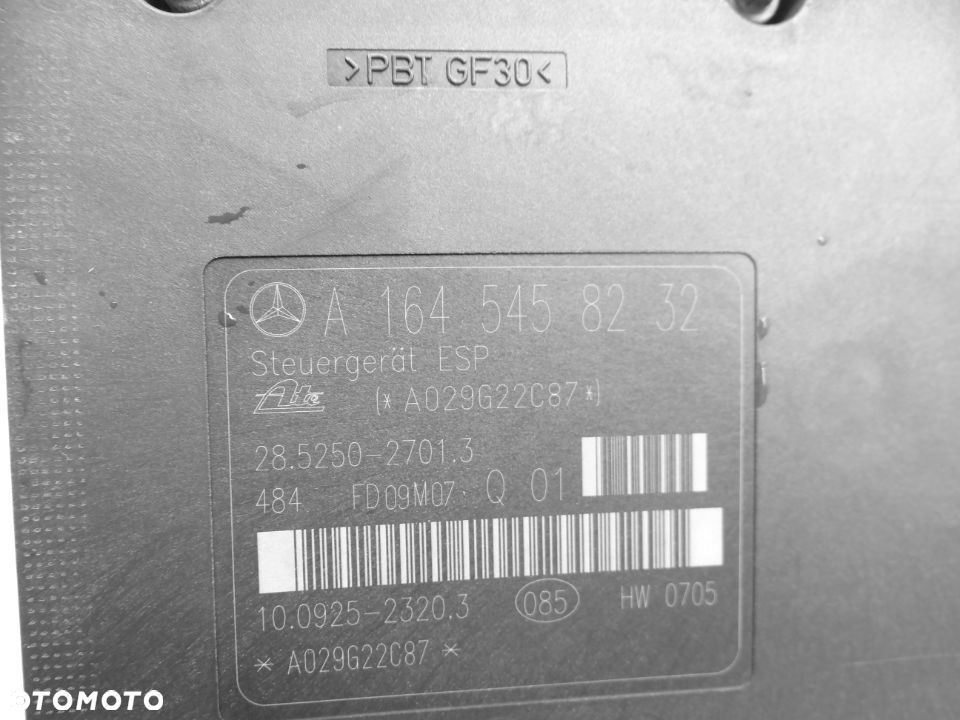 ML W164 LIFT Pompa sterownik abs 1645458232 - 6