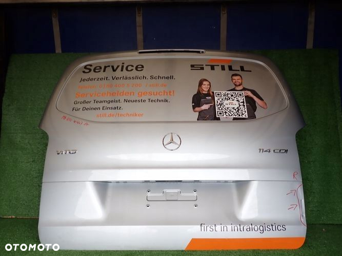 MERCEDES VITO VIANO W447 447 14- klapa tylna tył - 3