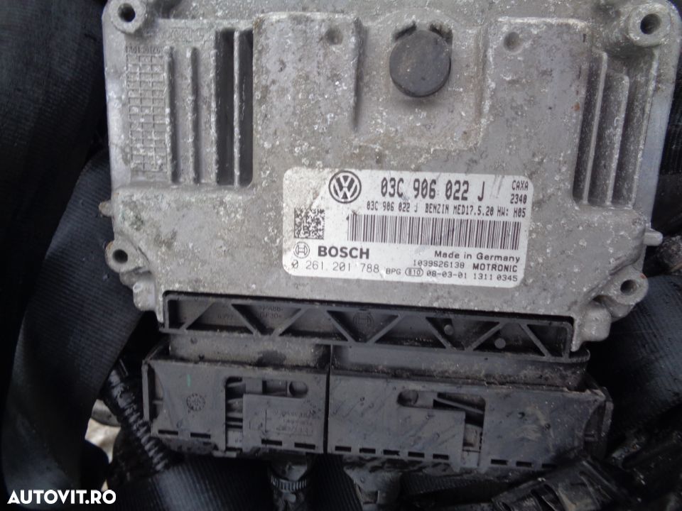 Vand Calculator Motor Ecu Volkswagen Golf 6 1.4 TSI 122CP 16v din 2009 cod:03C906022J - 1