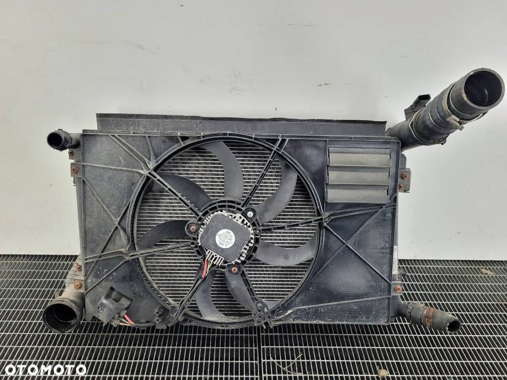 PAS KOMPLET CHŁODNIC WENTYLATOR INTERCOOLER WODY GOLF V 1.9 TDI 105KM - 7