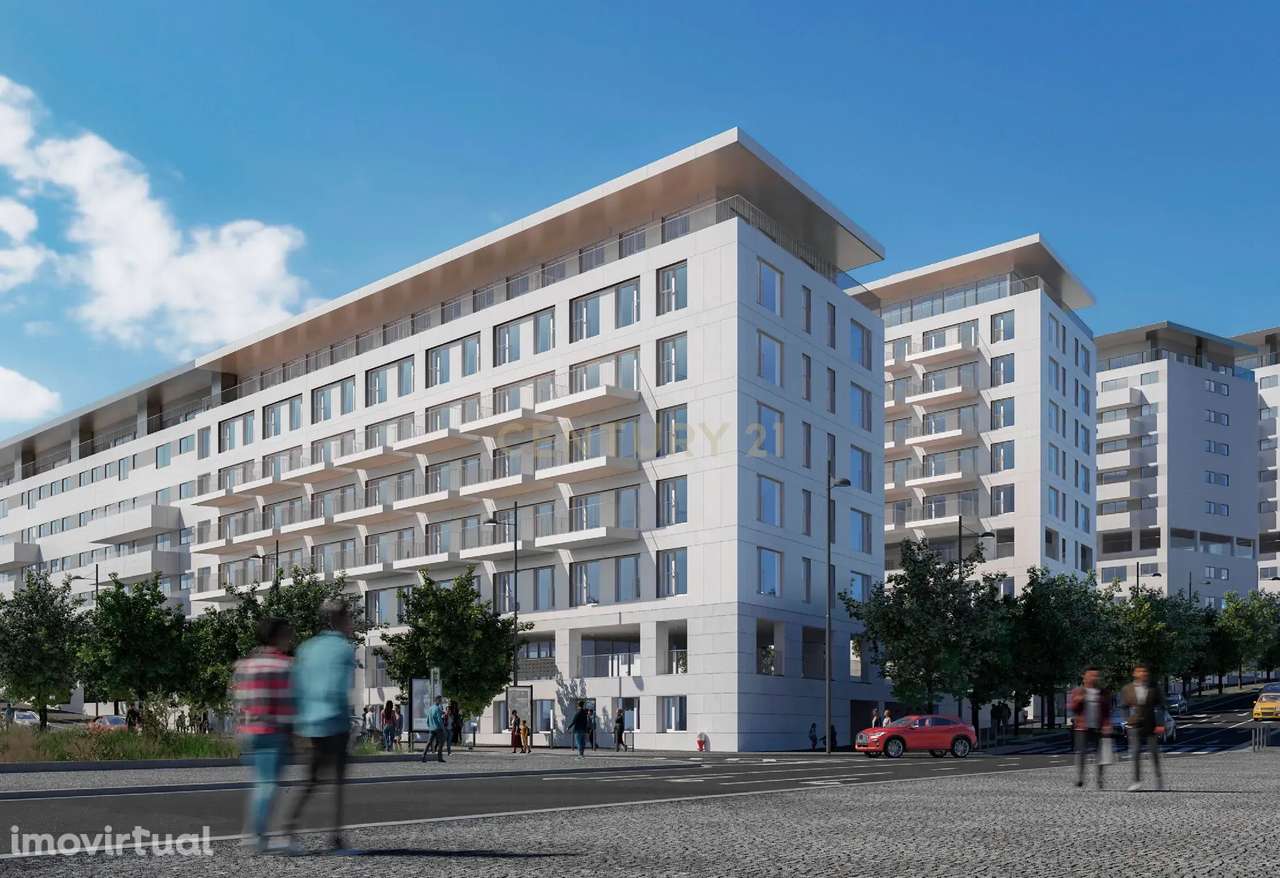 T2 nas Antas em Condomínio Privado com Varanda - Grande imagem: 2/21