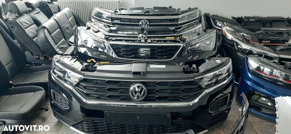 Fata completa polo GTI ,bară fata,bara sp,stop,far led,Trager complet - 1