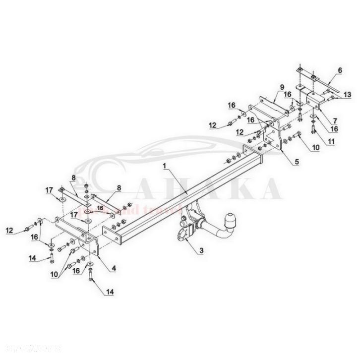 Hak Holowniczy Automat Do Nissan Qashqai J10 2006-2014 - 3