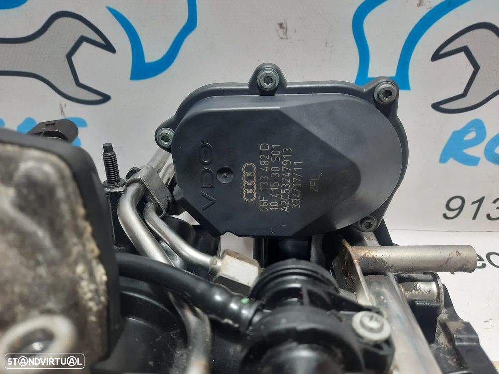 COLETOR COLECTOR ADMISSÃO MOTOR BORBOLETA  RÉGUA BWA GOLF V MK5 2.0 GTI 200CV 06F133317L 06F133482B  A2C53247913 06F133201P  06F133185AG - 8