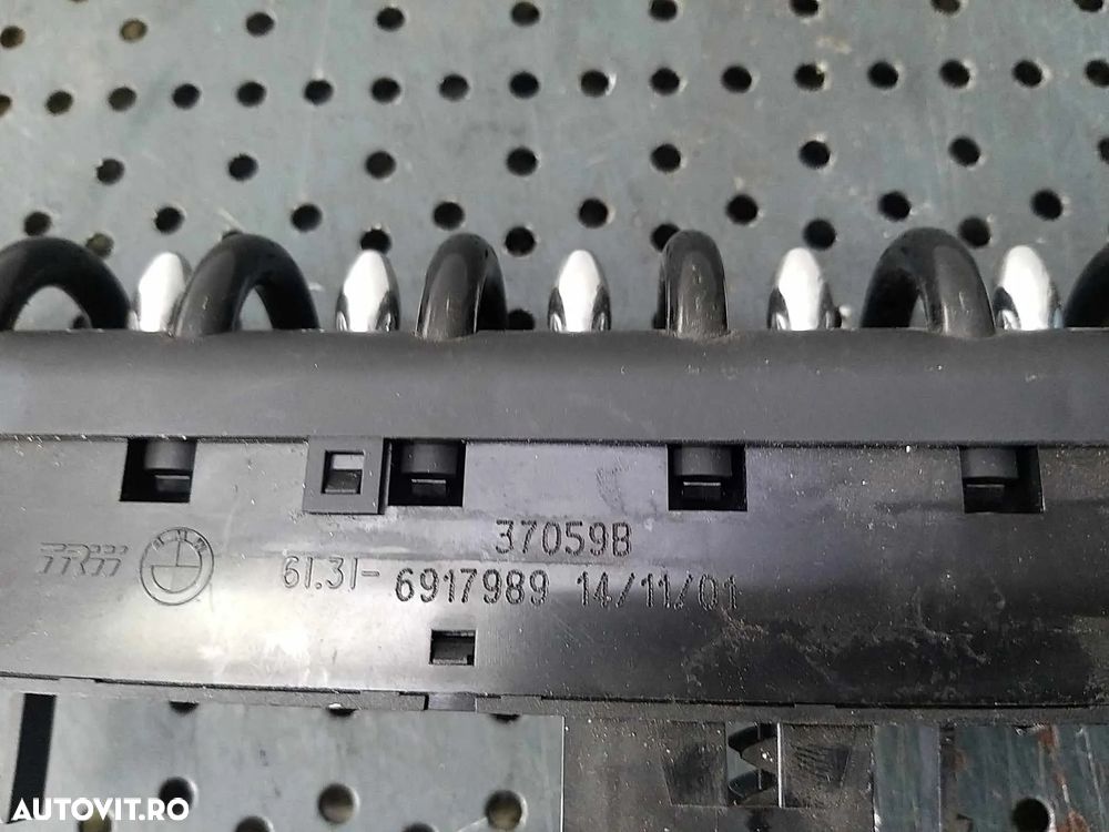 Bloc butoane geamuri asc proiectoare ceata blocare usi mini cooper r50 r53 61316917989 - 3