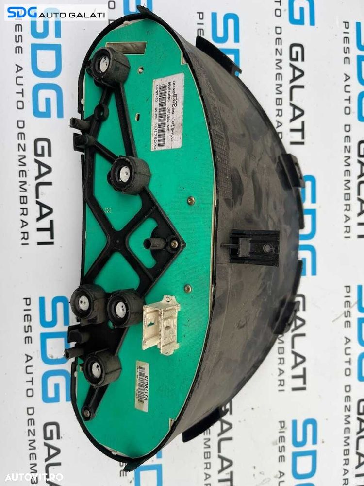 Ceas Ceasuri Cluster Instrumente Bord Peugeot 206 2.0 HDI 1998 - 2012 Cod 9648837280 [B2955] - 4