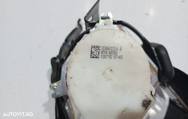 Centura dreapta spate 33061254B BMW Seria 5 F10 [2009 - 2013] - 2