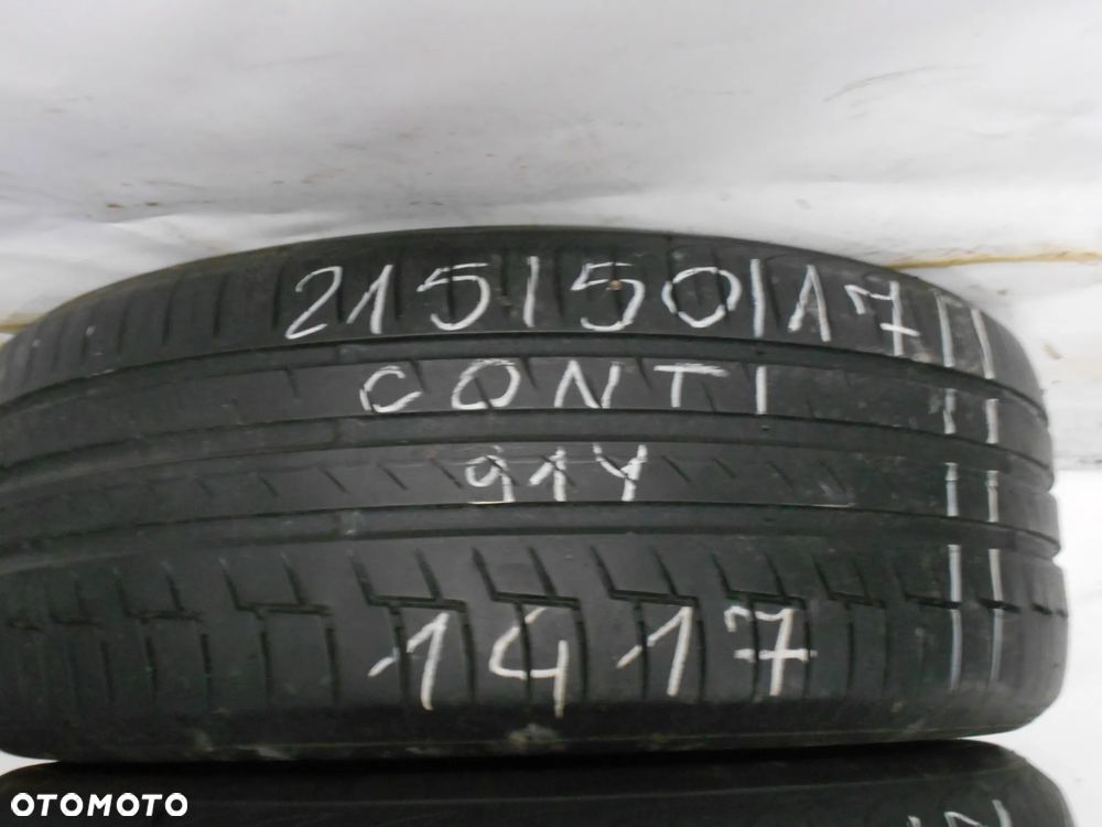 OPONY 215/50R17 CONTINENTAL PREMIUM CONTACT  6 DOT 1818 / 1417 7MM - 2