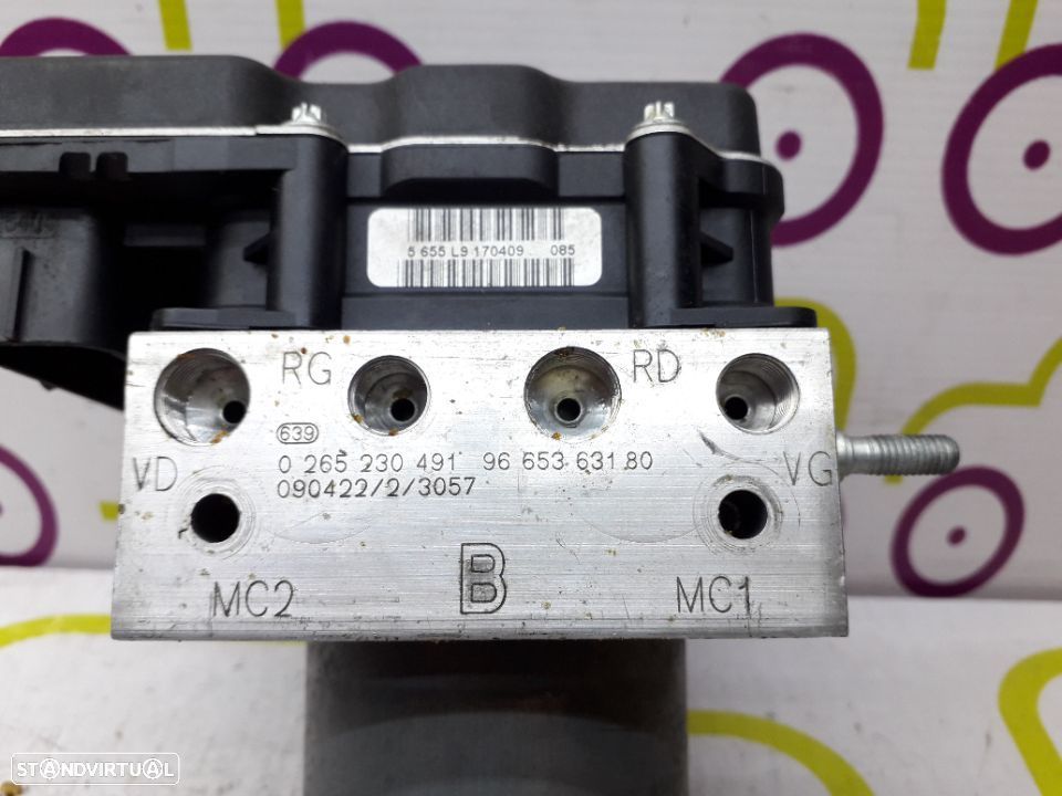 Módulo ABS Peugeot 308 1.6 HDi 90Cv de 2009 - Ref: 0265230491 - NO70088 - 2