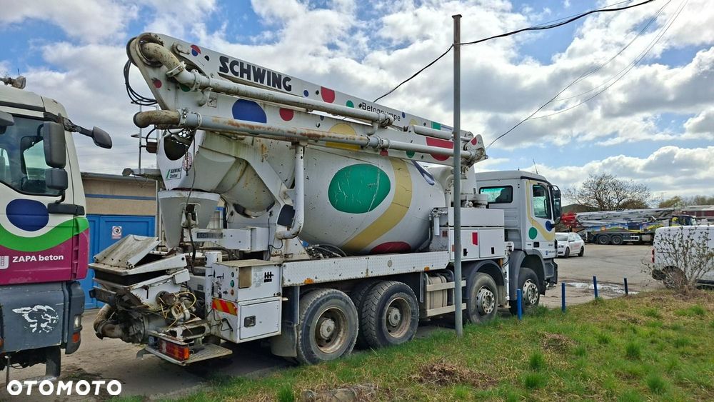 Versalift Actros 3241 B 8X4 + Schwing Fbp 24-125 - 5