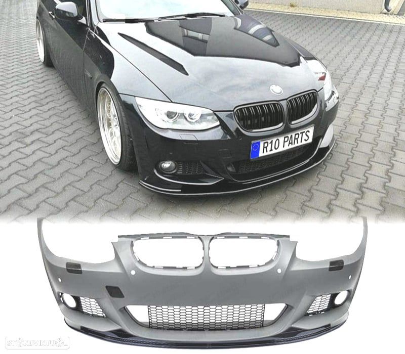 PARA-CHOQUES + SPOILER BMW E92 E93 10-14 COUPE CABRIO PDC SRA LOOK M PERFORMANCE - 1